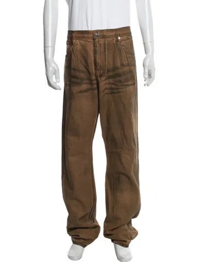 Pre-owned Helmut Lang Pants In Brown