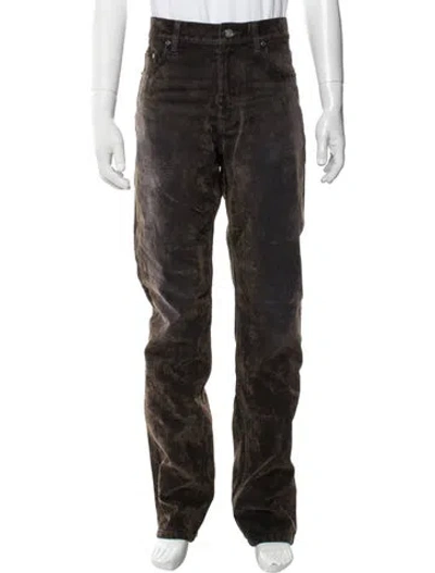 Pre-owned Helmut Lang Pants In Brown/green