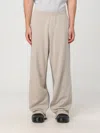 Helmut Lang Men's Gusset Cotton Sweatpants In Grau