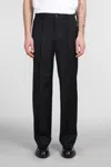 HELMUT LANG PANTS IN BLACK WOOL