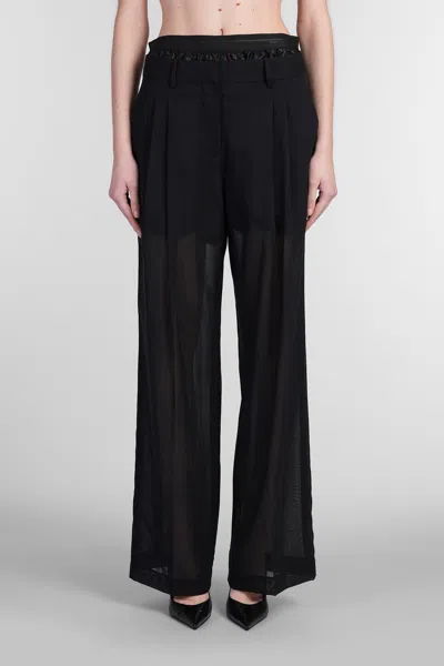 Helmut Lang Pants In Black Wool