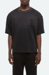 Helmut Lang Relaxed Fit Patch Tee In Black