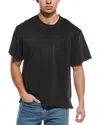 Helmut Lang Relaxed Fit Patch Tee In Black