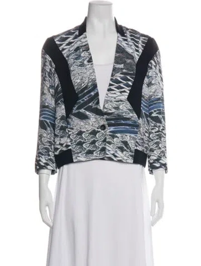 Pre-owned Helmut Lang Patterned Jacket In Black