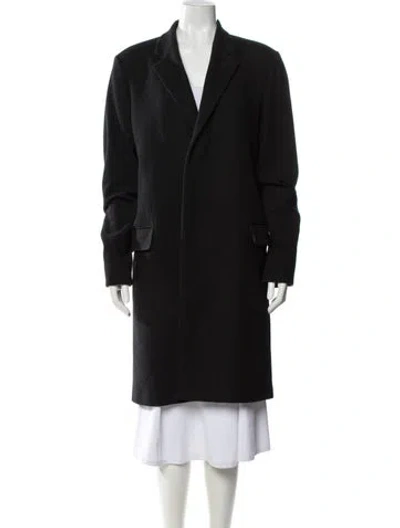 Pre-owned Helmut Lang Peacoat In Black