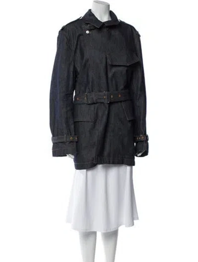 Pre-owned Helmut Lang Performance Coat In Gray