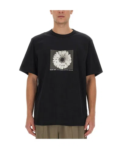 Helmut Lang Photograph-print Cotton T-shirt In Black