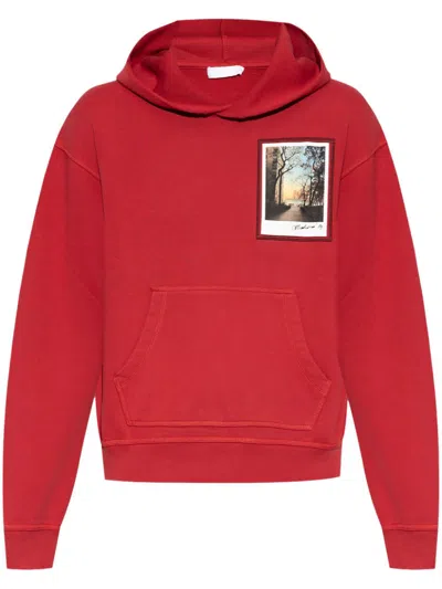 HELMUT LANG PHOTOGRAPH-PRINT HOODIE