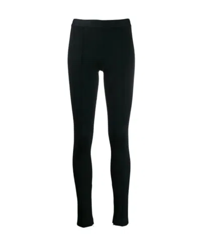 Helmut Lang Piped Leggings In Black