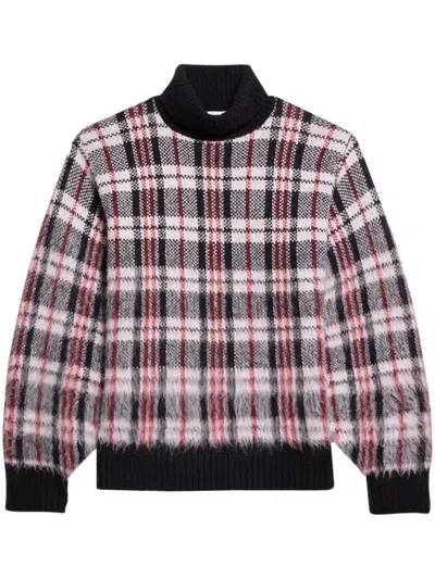 HELMUT LANG PLAID-CHECK JUMPER
