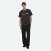 Helmut Lang Plaid Check Logo T-shirt In Black