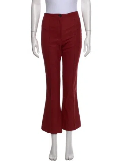 Pre-owned Helmut Lang Plaid Print Flared Pants In Multi