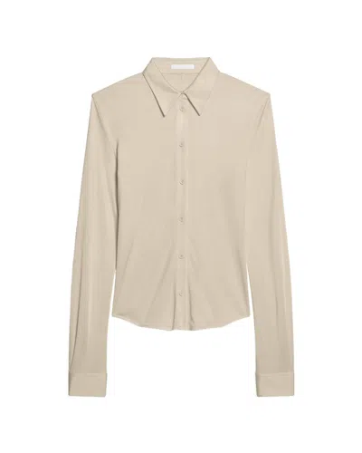HELMUT LANG PLAIN JERSEY SLIM SHIRT