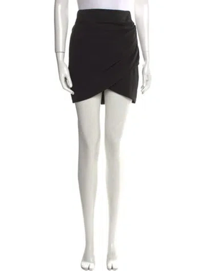 Pre-owned Helmut Lang Pleated Accents Mini Skirt In Black