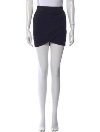 Pre-owned Helmut Lang Pleated Accents Mini Skirt In Black