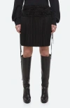 Helmut Lang Tie Pleat Skirt In Black