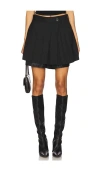 Helmut Lang Pleated Wool Skort