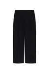 Helmut Lang Pleated Straight Leg Trousers In Black