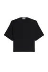 Helmut Lang Ribbed T-shirt In Black
