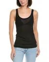 Helmut Lang Pointelle Tank In Black