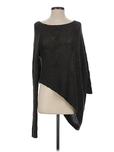 Pre-owned Helmut Lang Poncho In Black