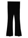Helmut Lang Ponte Bootcut Trousers In Black