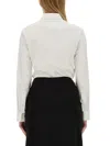 Helmut Lang Fitted Button-front Shirt In White