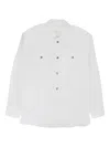 Helmut Lang White Poplin Trucker Button-down Shirt In White