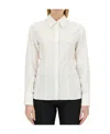 Helmut Lang Poplin Fitted Shirt In White