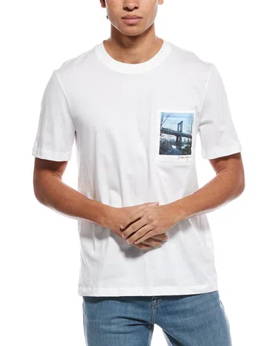 Helmut Lang Postcard Bridge T-shirt In White