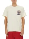 Helmut Lang Postcard Building Graphic Print T-shirt