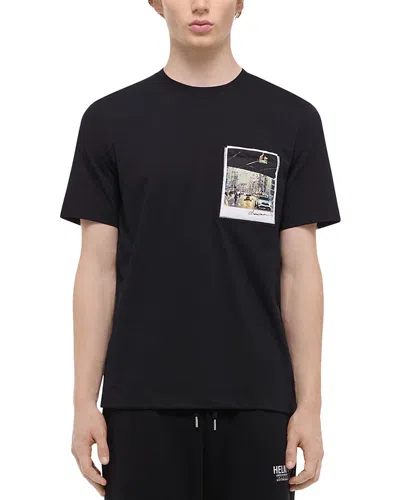 Helmut Lang Man T-shirt Black Size M Cotton