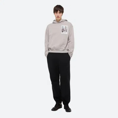 Helmut Lang Postcard Hoodie: Brooklyn In Grey