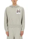 Helmut Lang "postcard" Hoodie In Grey