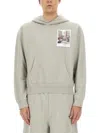 Helmut Lang "postcard" Hoodie In Grey