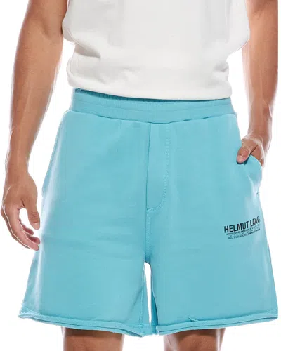 Helmut Lang Postcard Shorts In Teal