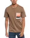 Helmut Lang Postcard T-shirt In Brown