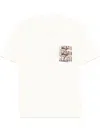 Helmut Lang Postcard Building Graphic Print T-shirt In Nude