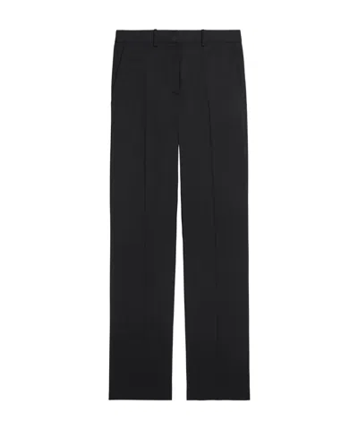 Helmut Lang Pressed Crease Pants In Black