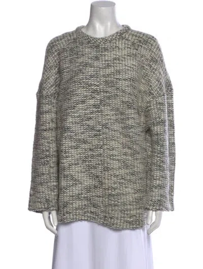 Pre-owned Helmut Lang Printed Crew Neck Sweatshirt In Neutral