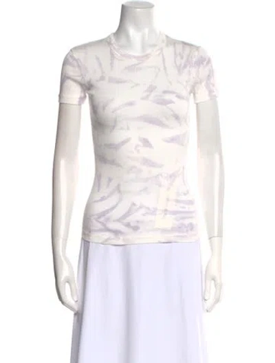 Pre-owned Helmut Lang Printed Crew Neck T-shirt W/ Tags In Multi