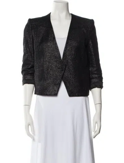 Pre-owned Helmut Lang Printed Evening Jacket In Black