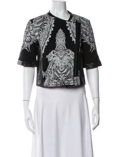 Pre-owned Helmut Lang Printed Jacket In Black
