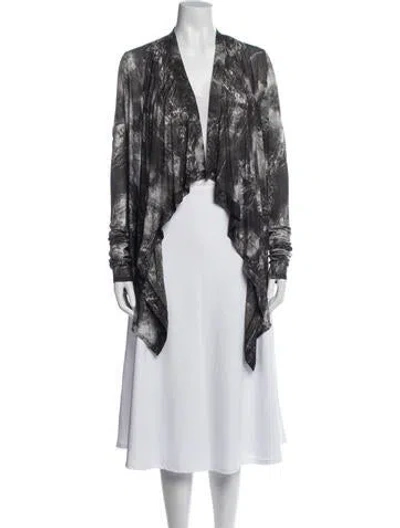 Pre-owned Helmut Lang Printed Jacket In Gray