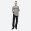 Helmut Lang Printed Logo Tee In Mini Digital Check Black