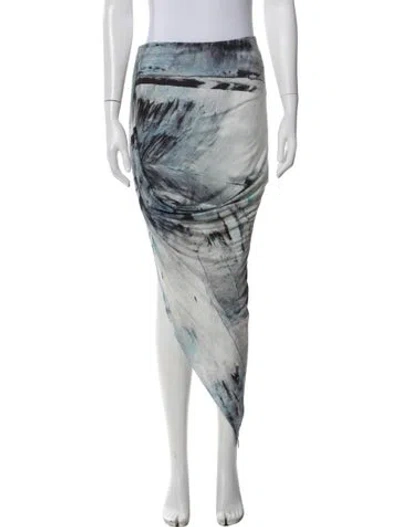 Pre-owned Helmut Lang Printed Long Skirt In Neutral