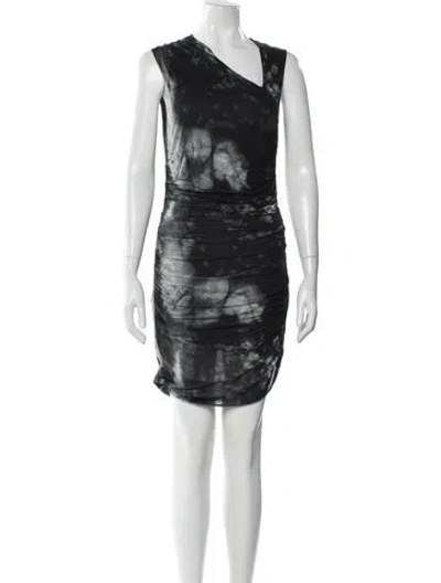 Pre-owned Helmut Lang Printed Mini Dress In Multi
