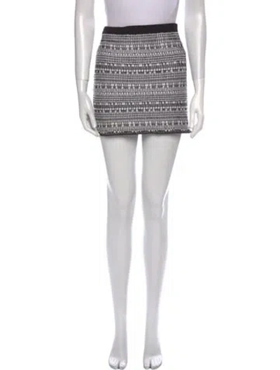 Pre-owned Helmut Lang Printed Mini Skirt In Multi