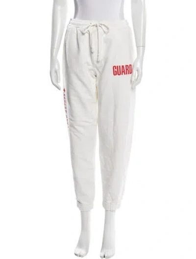 Pre-owned Helmut Lang Printed Skinny Leg Pants In Neutral