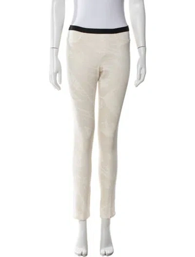 Pre-owned Helmut Lang Printed Straight Leg Pants In Neutral